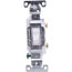 1P, 1 HP White Toggle Switch, 20A (120V)