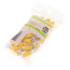 Insulated Yellow Solderless Closed Ring Terminal, 12-10 AWG, Stud #10 (Pack of 50)