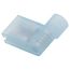 Fully Insulated Flag Female Slip-On Solderless Terminal, 16-14 AWG, Tab Size .25 (Pack of 25)