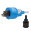 Power Deuce Copper Fitting Brush Tool Pack with Quik-Change Chuck Adaptor (1/2", 3/4", 1" Sizes)
