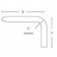 3/4" CPVC Socket Metalhead Copper Stub Out Elbow (6" x 8")
