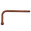 1/2" Push Fit Copper Stub Out Elbow (3-1/2" x 8-1/2")