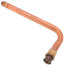 1/2" PEX Press Copper Stub Out Elbow, 3-1/2" x 8" (Lead Free)