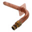 3/4" Expansion PEX Brass x 3/4" Copper Stub Elbow (6" x 8")