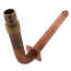 1" Expansion PEX Brass x 1" Copper Stub Elbow (6" x 12")