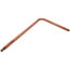 3/4" PowerPEX Crimp Copper Stub Out Elbow (13" x 6")