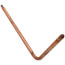 3/4" PowerPEX Crimp Copper Stub Out Elbow (13" x 6")