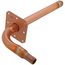 1/2" PowerPEX Copper Stub Out Elbow w/ Ear (3-1/2" x 8")
