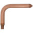 1" PowerPEX Copper Stub Out Elbow (6" x 8")