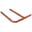 1/2" PowerPEX Crimp Double Copper Stub Out Elbow (8" x 8")
