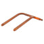 1/2" PowerPEX Crimp Double Copper Stub Out Elbow (8" x 8")