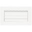 8" x 4" Aluminum Curved-blade Adjustable Register 1-way (White)