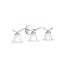 Dover 22.5" 3 Light Vanity Light w/ Etched Seeded Glass (Brushed Nickel)