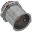 3/4" Zinc Die Cast EMT Set Screw Connector w/ Insulated Throat