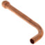 1/2" Male Sweat Copper Tub/Shower Elbow (6" x 2-1/4")