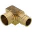 3/4" Expansion PEX x 3/4" Female Sweat Brass Elbow Adapter (Lead Free)