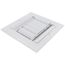 6" x 6" Aluminum Curved-blade Adjustable Register 3-way (White)
