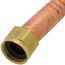 3/4" FIP Swivel Straight Corrugated Hose Water Heater Connector (18" Length)