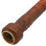 18" Flexible Copper Water Heater Connector, 3/4" Push-Fit x 3/4" FIP (Swivel)