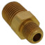 Nipple, Hex-1/4" X 1/8" Brass