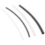 6" Black And White Polyolefin Heat Shrink Tubing, 600V (Pack of 12)
