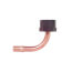 3/8" PEX Crimp x 7/8" Swivel Ballcock Elbow Adapter