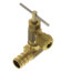 Ice Maker Valve, 1/2" PEX Crimp x 1/4" OD Compression, Lead Free (Tee)
