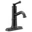 Belfield One-handle High Arc Bathroom Faucet (Matte Black), 6402BL
