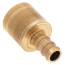3/8" PEX x 1/2" Female Sweat Copper Pipe Brass Adapter (Lead Free)