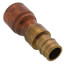 1" Expansion PEX x 1" PVC MetalHead Straight Adapter