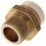 3/4" CPVC x MIP Brass Straight Adapter (Lead Free)