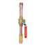 1" IPS-ID Barb x 1" MIP Water Service Connector w/ Drain