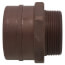 2" PVC x 2" MIP PVC Thread Adapter (Lead Free)