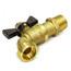 Ball Valve Hose Bibb, 3/4" MIP x 3/4" Hose