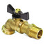 Ball Valve Hose Bibb, 3/4" MIP x 3/4" Hose