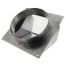 7" Round Duct Aluminum Wall Cap w/ Damper