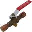1/2" CPVC MetalHead Full Port Brass Ball Valve w/ Drain (Lead Free)