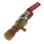3/4" CPVC MetalHead Full Port Brass Ball Valve w/ Drain (Lead Free)