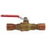 3/4" CPVC MetalHead Full Port Brass Ball Valve w/ Drain (Lead Free)