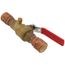 3/4" CPVC MetalHead Full Port Brass Ball Valve w/ Drain (Lead Free)