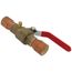 1" CPVC MetalHead Full Port Brass Ball Valve w/ Drain (Lead Free)