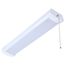 LED 2' Wrap with Pull Chain, 20Ws, 27K/30K/35K/40K/50K CCT Selectable, White Finish, 120V