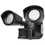 LED Security Light Dual Head Black Finish 3000K Motion Sensor