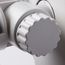 LED Security Light Dual Head White Finish 4000K