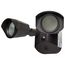 LED Security Light Dual Head Bronze Finish 4000K