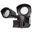 LED Security Light Dual Head Bronze Finish 4000K Motion Sensor