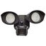 LED Security Light Dual Head Bronze Finish 4000K Motion Sensor