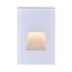 LED Vertical Step Light 3W White Finish 120V