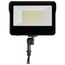 LED Tempered Glass Flood Light w/ Bypassable Photocell CCT Selectable 3K/4K/5K Wattage Adjustable 45W/60W/80W ColorQuick and PowerQuick Technology Bronze Finish