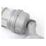 LED Adjustable Vapor Tight Fixture 20W CCT Selectable 3K/4K/5K Gray Finish